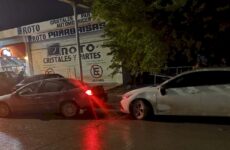 Dos accidentes viales se suscitan sobre bulevar México-Laredo; no se reportan heridos 