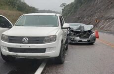 Se suscitan dos accidentes vehiculares cerca de la caseta de La Pitahaya 