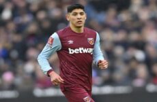 Edson Álvarez sigue sin  poder jugar con West Ham