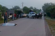 Adulto mayor muere al ser embestido por un vehículo no identificado en Tanquián 