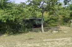 Militares se accidentan en el libramiento Valles-Tamuín; no hay heridos