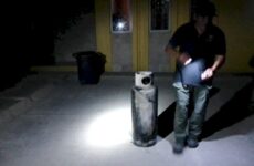 Se incendia un tanque de gas en Lomas Poniente