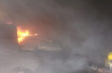 Incendian casa en Valle Alto
