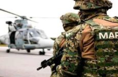 Mueren tres marinos mexicanos y dos más desaparecen tras desplomarse un helicóptero