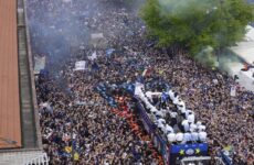 El Inter celebra el título  de la Serie A con desfile