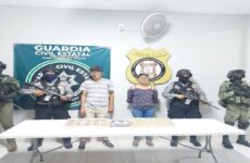 Vallenses detenidos en Tamuín; traían droga