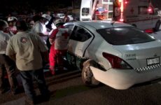Taxista resulta lesionado en un accidente vial sobre bulevar Camino al Ingenio 