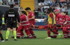 Partido entre Roma y Udinese suspendido por colapso de jugador